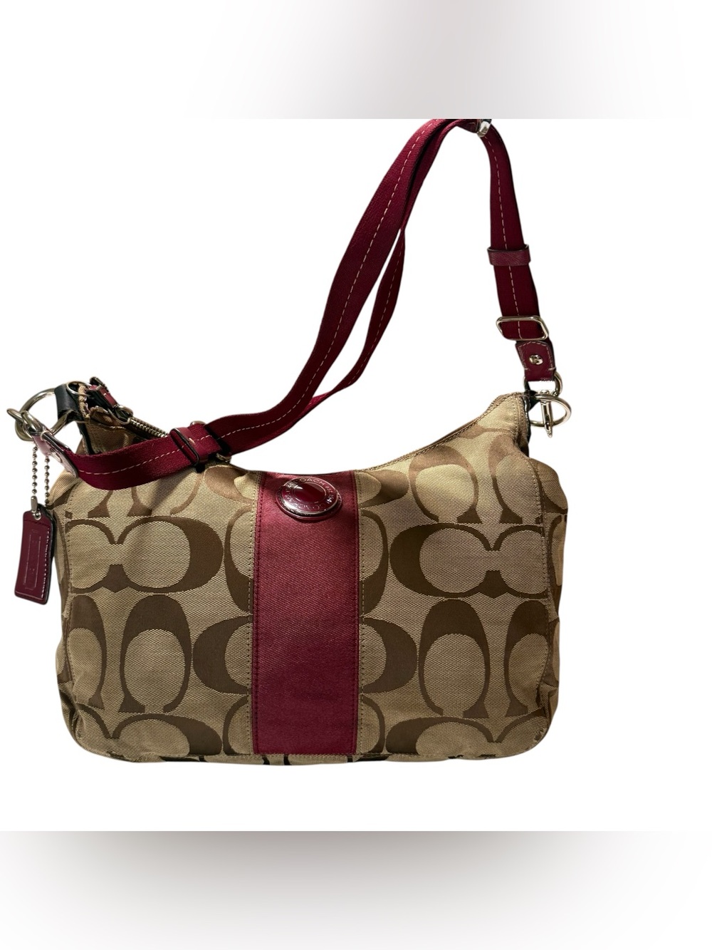 Coach signature canvas bag